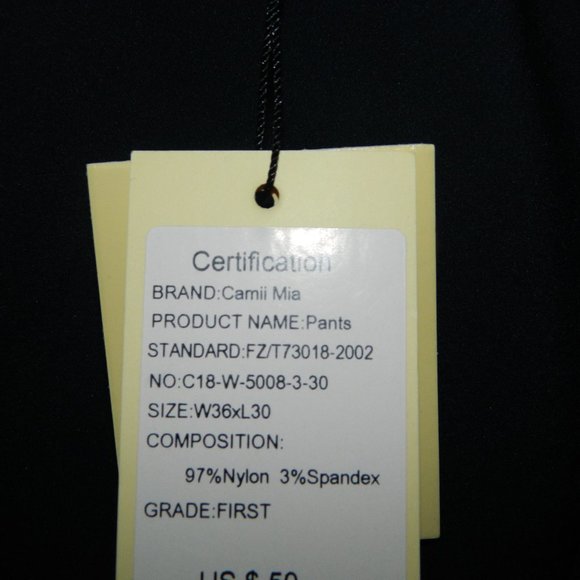 Camii Mia Waterproof Windproof Fleece Lined Winter Pants Sz 36x30 NWT (T-9) - Picture 3 of 8